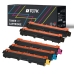 Multipack (4) Toner Colori multipli Compatibile con Brother DCP, HL, MFC - Sostituisce TN-225 (TN225C) / TN-245 (TN245C) / TN-246 (TN246C) / TN-255 (TN255C) / TN-265 (TN265C) / TN-285 (TN285C) / TN-29